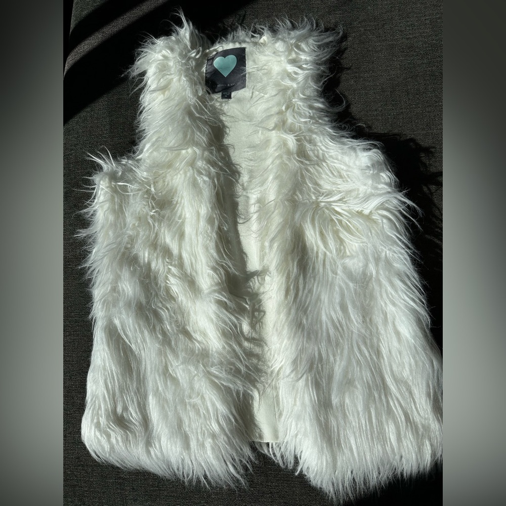 Kendall and Kylie fur vest